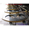 Spare parts for Kyokuto concrete pumps/ Kyokuto wearing inserts and cutting ring in top quality